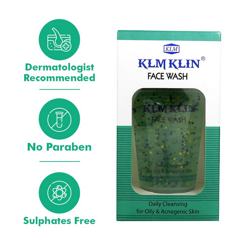 KLM Klin Face Wash Daily Cleansing For Oily & Acnegenic Skin