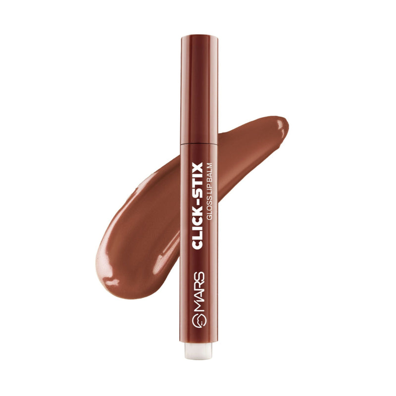 Mars Click-Stix gloss stick on a white background