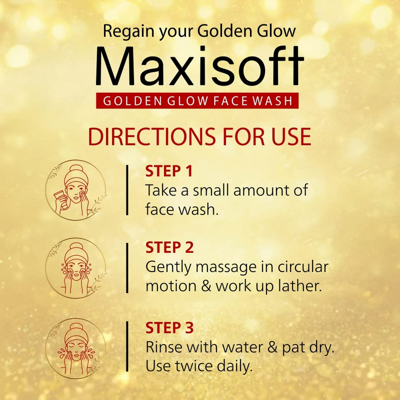 Maxisoft Golden Glow Face Wash