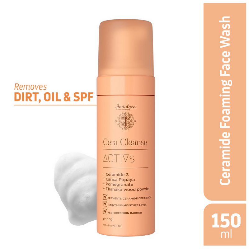 Indulgeo Essentials Cera Cleanse - Ceramide Foaming Face Wash