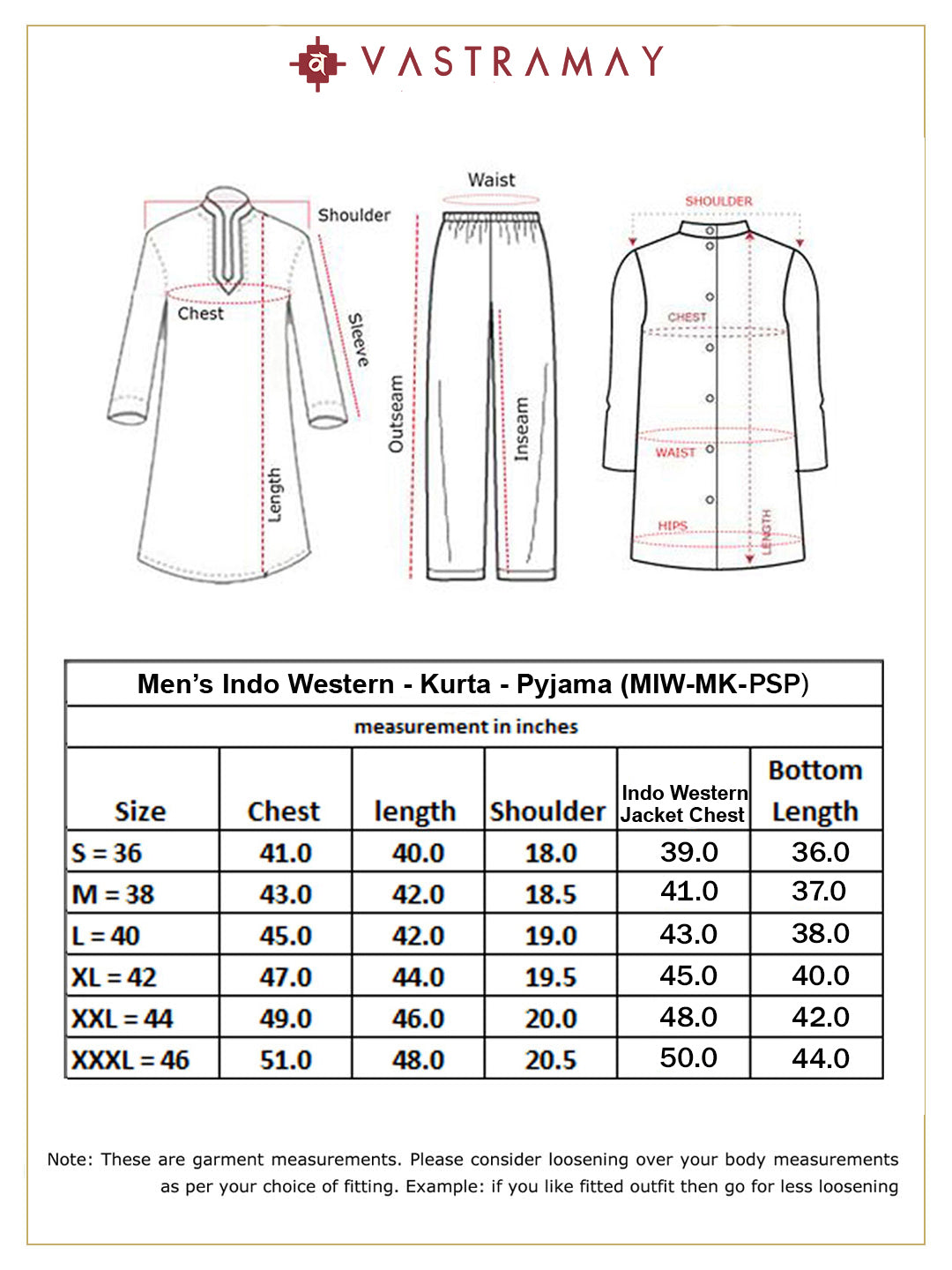 Men's Black Viscose Indo Western, Kurta, Pant Set