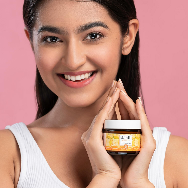 Skinella Vitamin C Night Cream-Orange Lemon