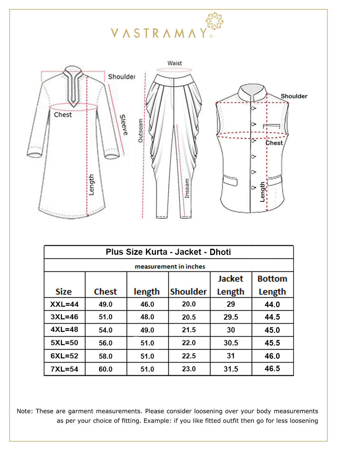 Plus Men's Maroon Zari Weaved Nehru Jacket With Kurta Dhoti Set