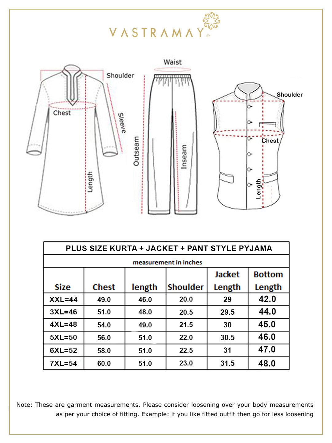 Men's Plus Size Coffee Matka Silk Nehru Jacket With Cream Silk Blend Kurta And Pant Style Pyjama Set