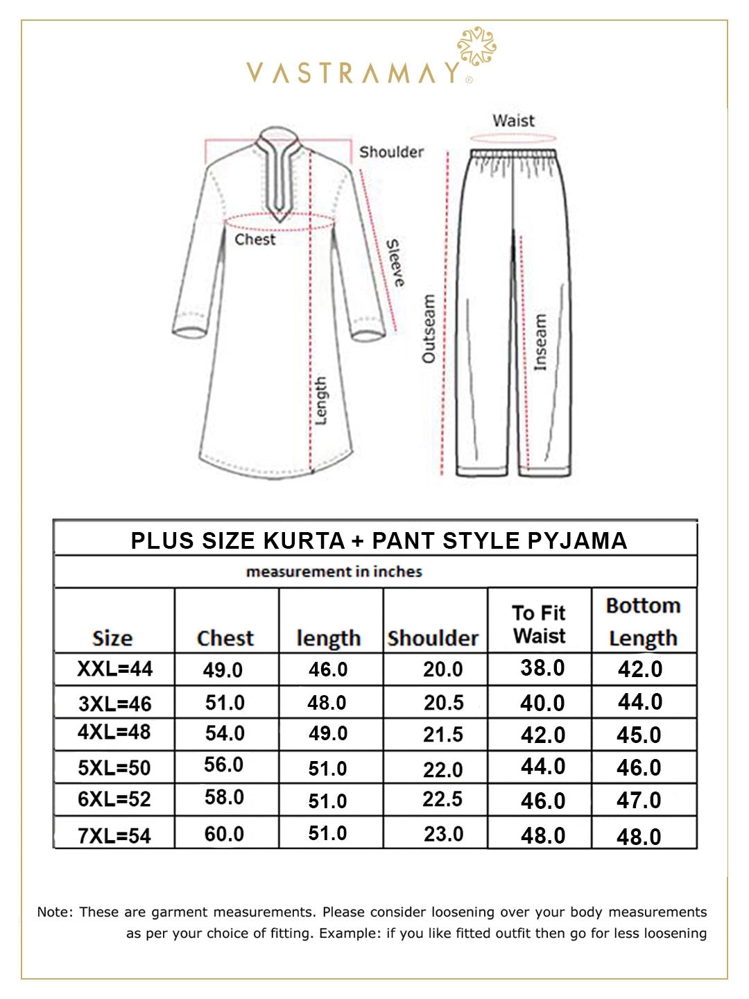 Men's Plus Size Navy Blue Silk Blend Kurta And Cream Pant Style Pyjama Set
