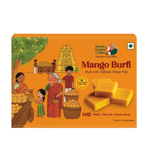 Sweet Karam Coffee Mango Burfi