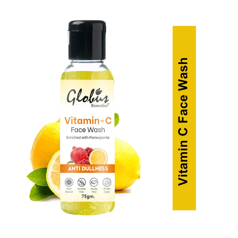 Globus Remedies Anti Ageing Globus Naturals Anti-Ageing Skin Brightening Vitamin C Face Wash