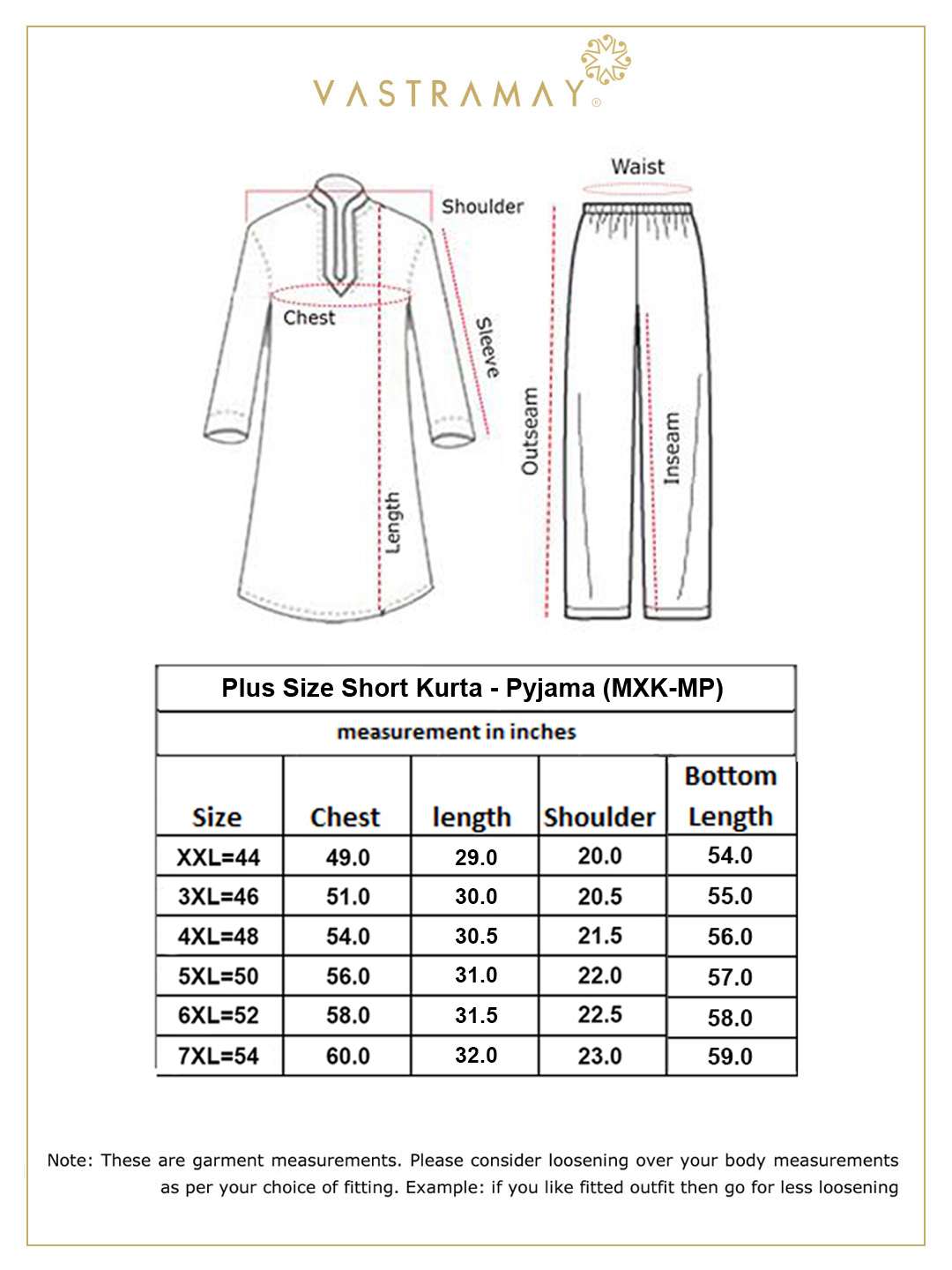 Men's Plus Size Work From Home Kurta And Salwar Set