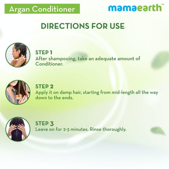 Mamaearth Argan Conditioner For Frizz-Free & Strong Hair - Limited Time Offer