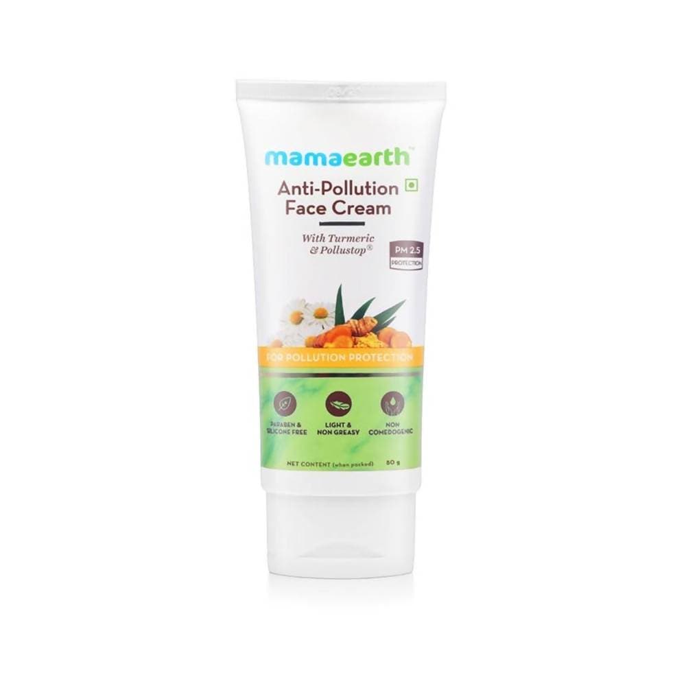 Mamaearth Anti-Pollution Face Cream on a white background