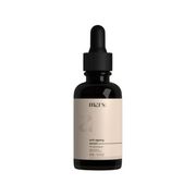 Black serum bottle with dropper labeled 'mars' on a white background
