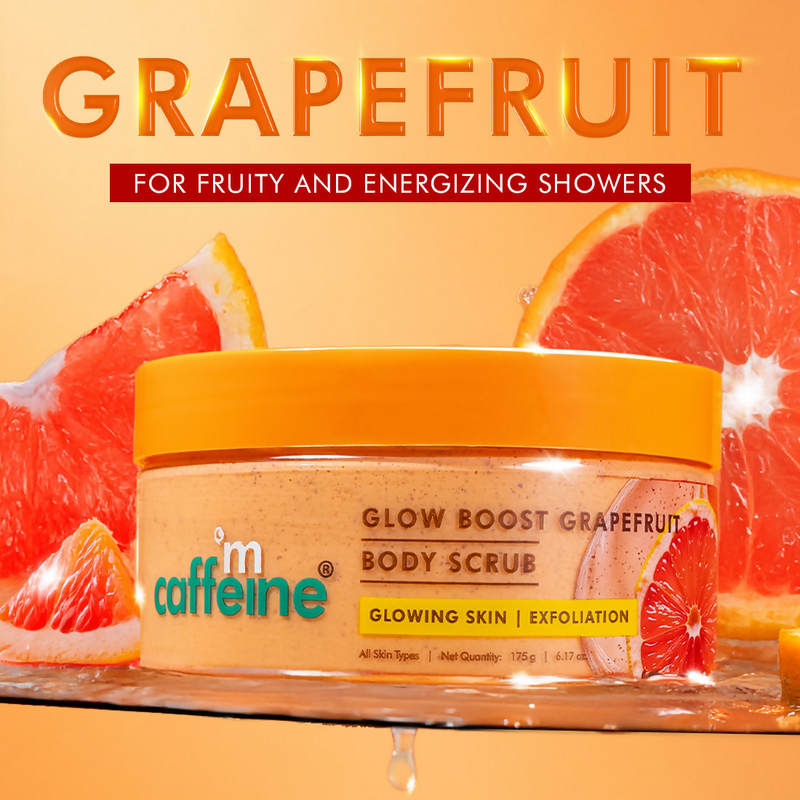 mCaffeine Glow Boost Grapefruit Body Scrub