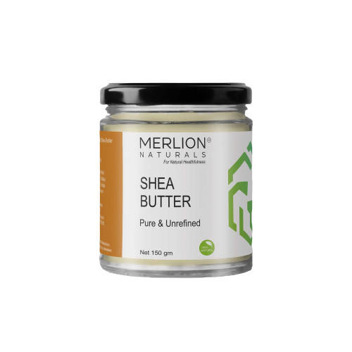 Jar of Merlion Naturals Shea Butter on a white background
