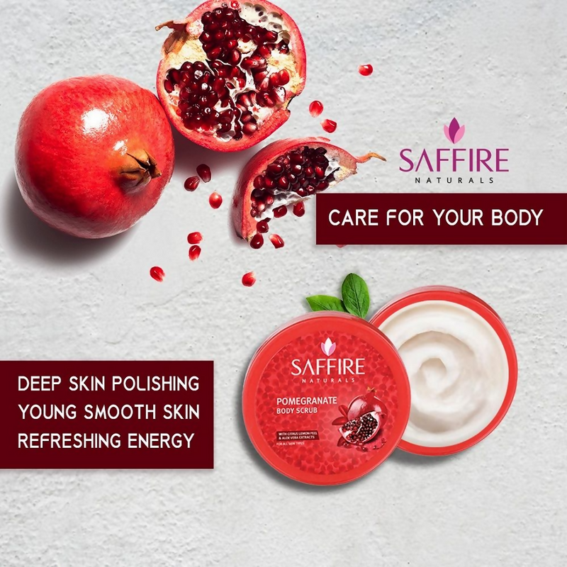 Saffire Naturals Pomegranate Body Scrub