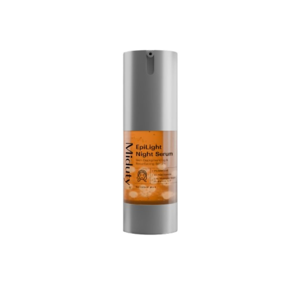 EpiLight Night Serum bottle on a white background