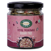 Jar of Millet Amma Royal Mukhwas Sugar Free on a white background