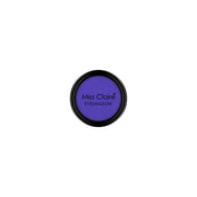 Purple eyeshadow compact with 'Miss Claire' branding on a white background