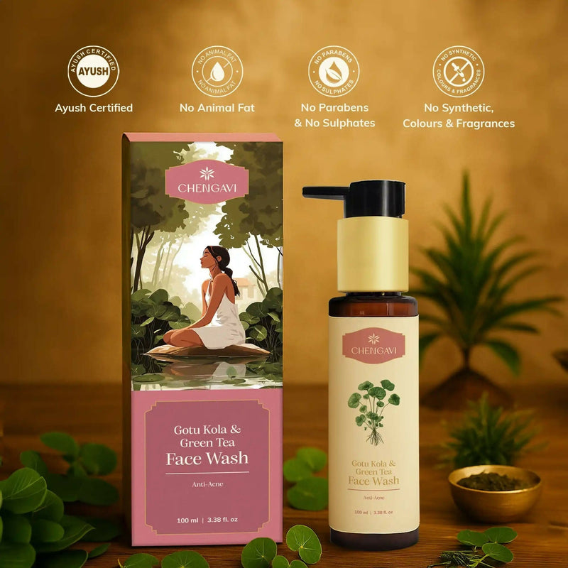 Chengavi Gotu Kola & Green Tea Face Wash