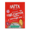 Happa Organic Baby Food Sprouted Ragi, Carrot and Beetroot Porridge Mix-Stage 2