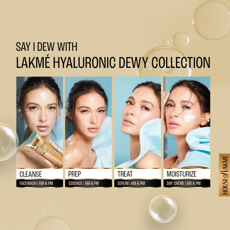 Lakme Hyaluronic Dewy Face Wash Hyadrating with 4D Hyaluronic Acid