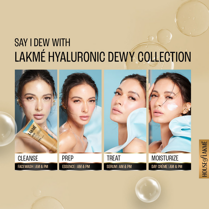Lakme Hyaluronic Dewy Face Wash Hyadrating with 4D Hyaluronic Acid