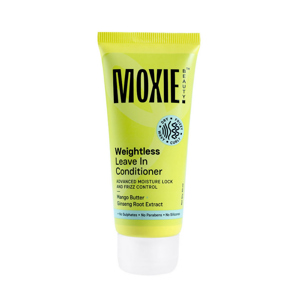 Moxie Weightless Leave In Conditioner tube on a white background