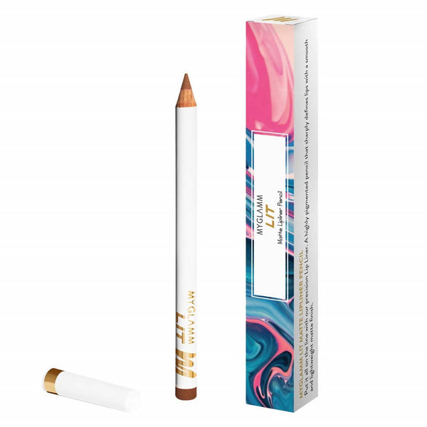 MYGLAMM LIT Matte Lip Liner Pencil - Blended (1.14 Gm)