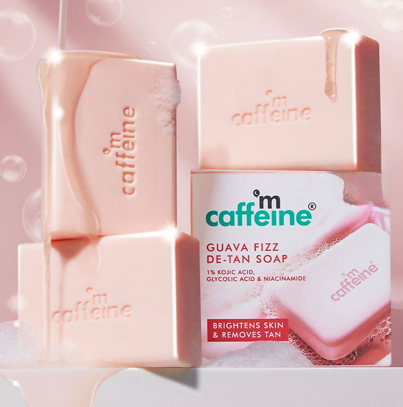 mCaffeine Guava Fizz De-Tan Soap