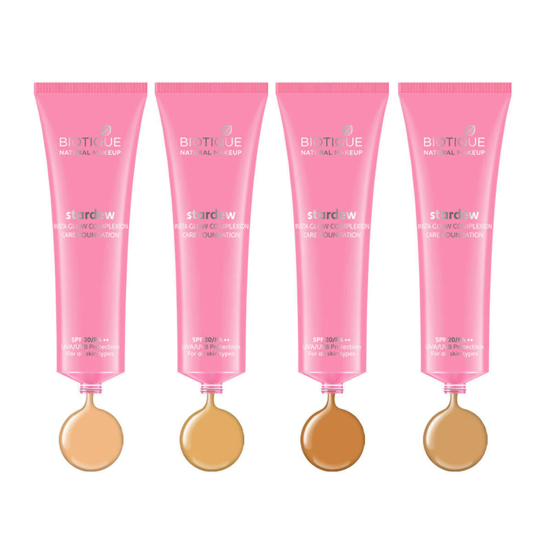 Biotique Stardew Insta Glow Complexion Care Foundation SPF 20 - Vanilla
