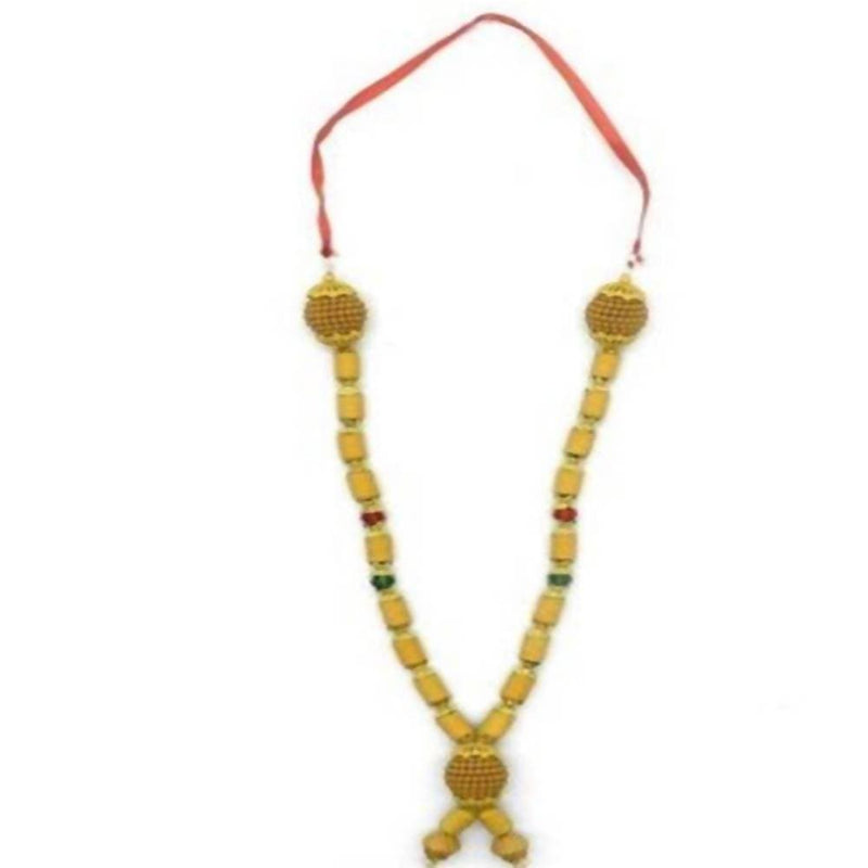 Puja N Pujari Multi Color Pearls Garland For God Idols - Limited Time Offer