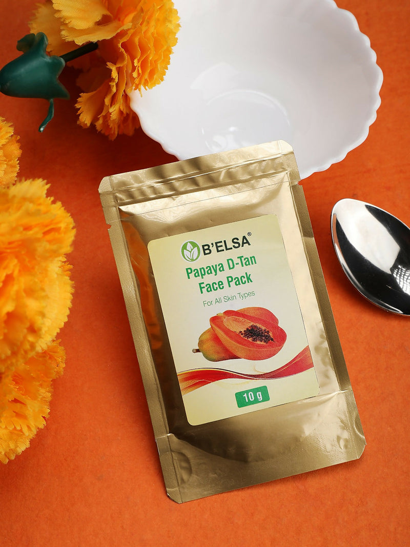 Belsa Herbals Organic Papaya D-Tan Face Pack