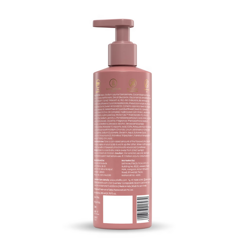 PLIX The Plant Fix Flaxseed Ultrasmooth Advanced Shampoo