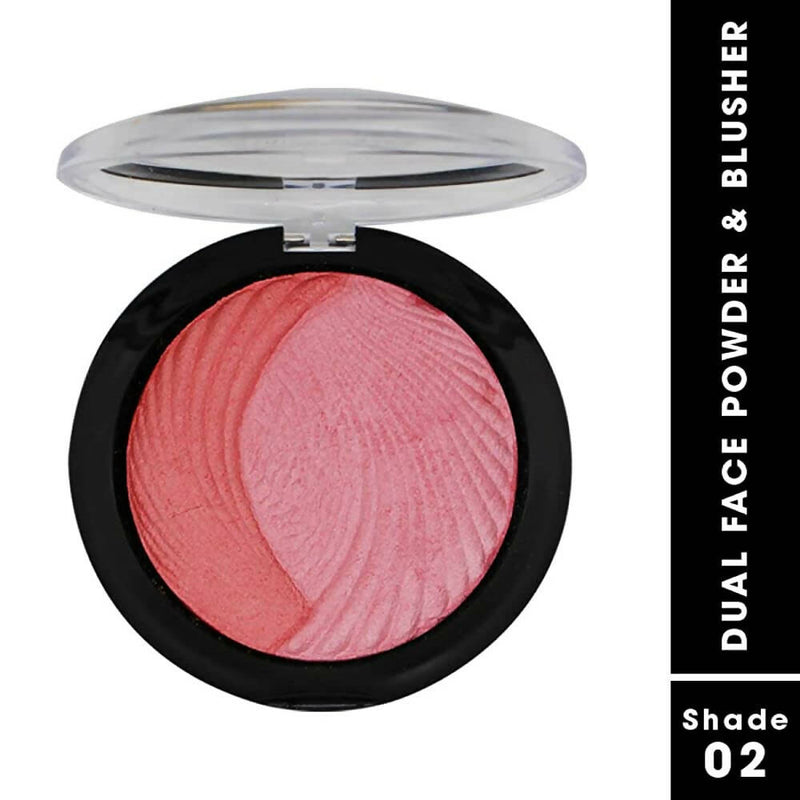 Fashion Colour Dual Face Powder and Blusher-Shade 02 (Indian Fair)
