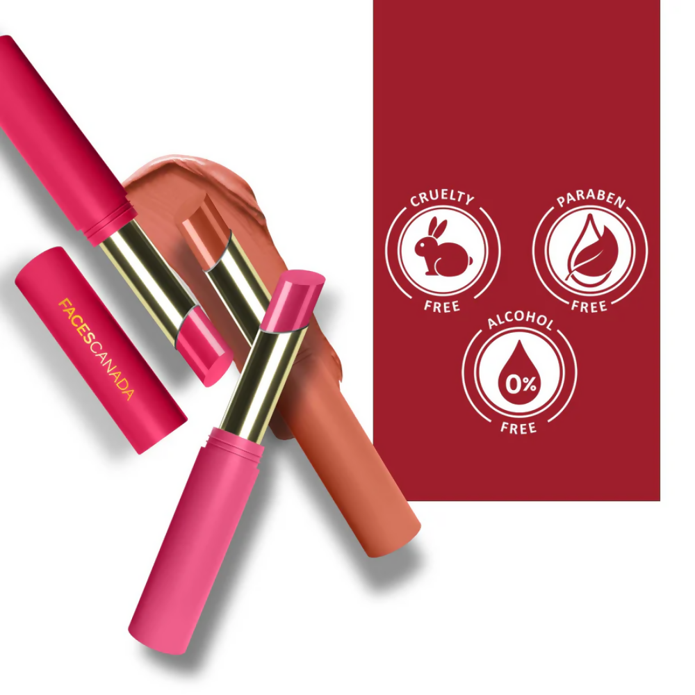 Faces Canada 3 in 1 LongStay Matte Lipstick - Notice Me Pink 06