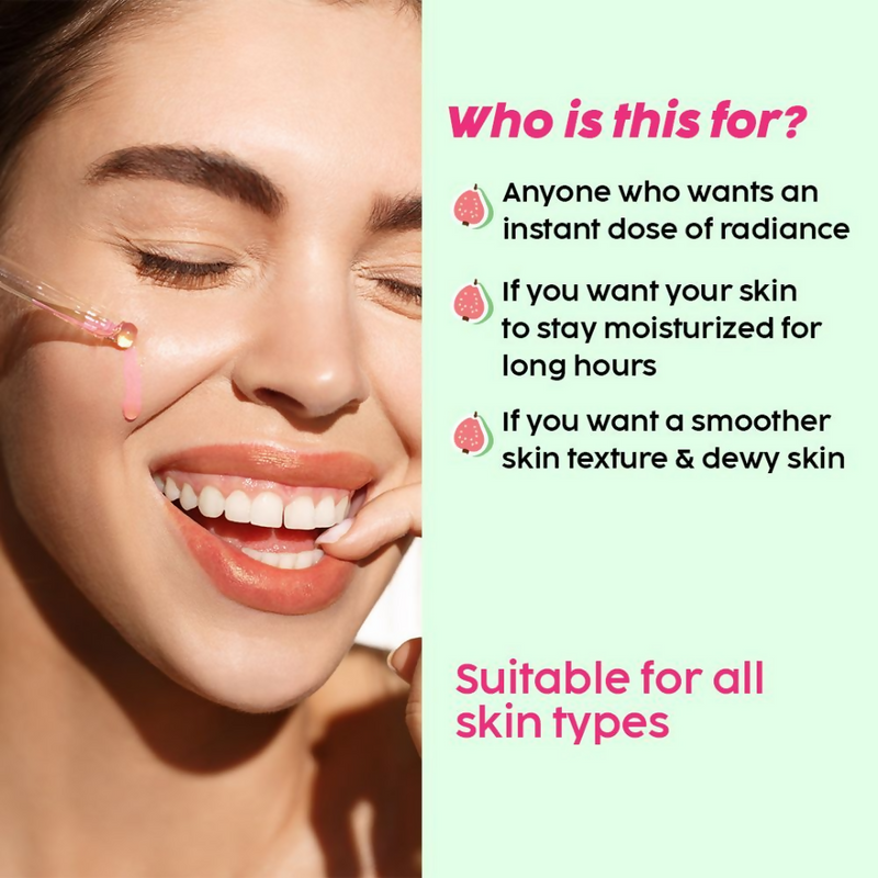 PLIX The Plant Fix Glutathione Skin Glow 15 Effervescent Tablets And Guava Serum