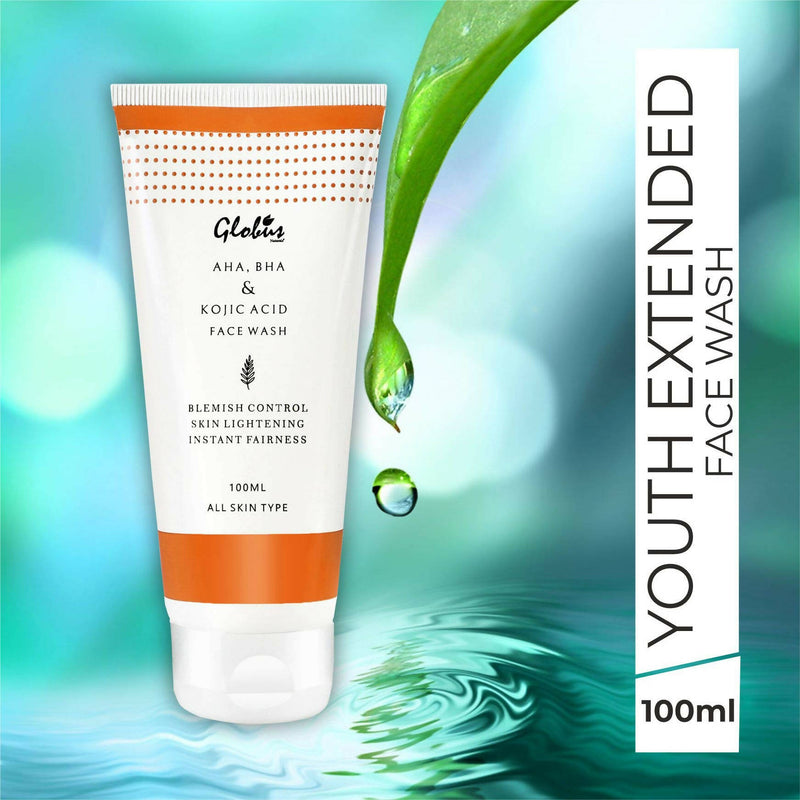 Globus Naturals AHA, BHA Herbal Face Wash