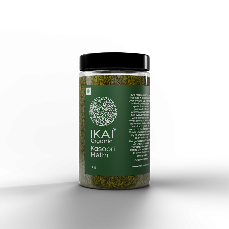 IKAI Organic Kasuri Methi (Sundried Organic Fenugreek Leaves)