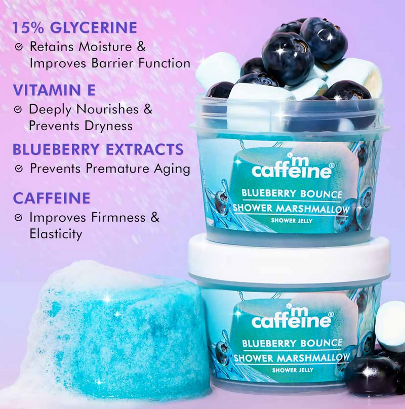 mCaffeine Blueberry Bounce Shower Marshmallow Shower jelly