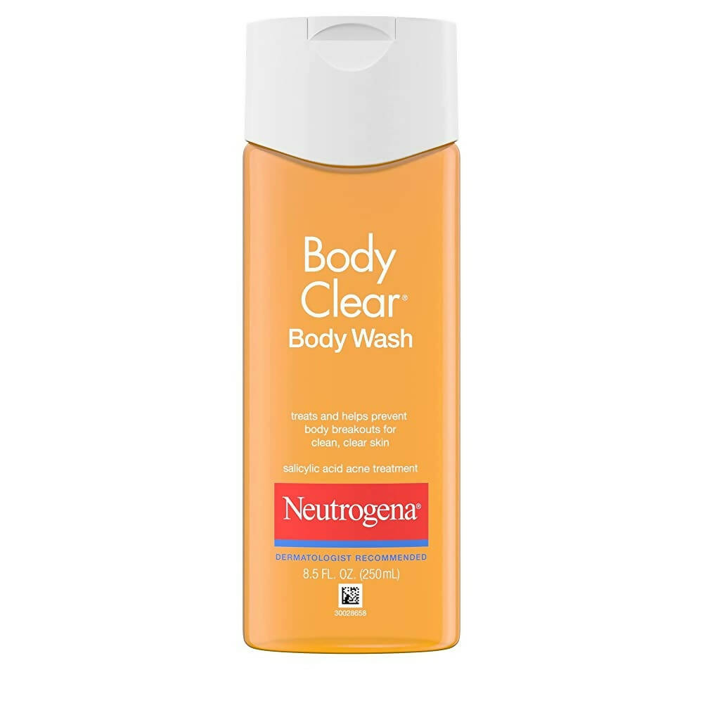 Neutrogena Body Clear body wash bottle on a white background