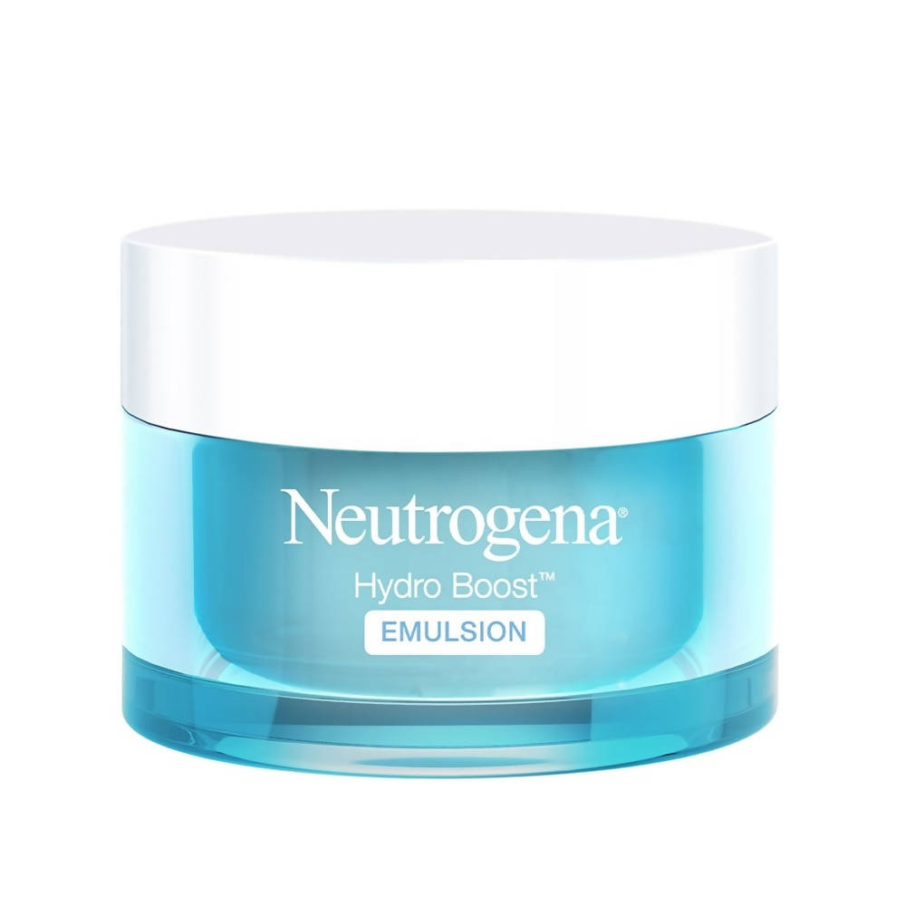 Neutrogena Hydro Boost Emulsion jar on a white background