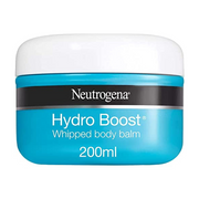 Neutrogena Hydro Boost whipped body balm jar on a white background