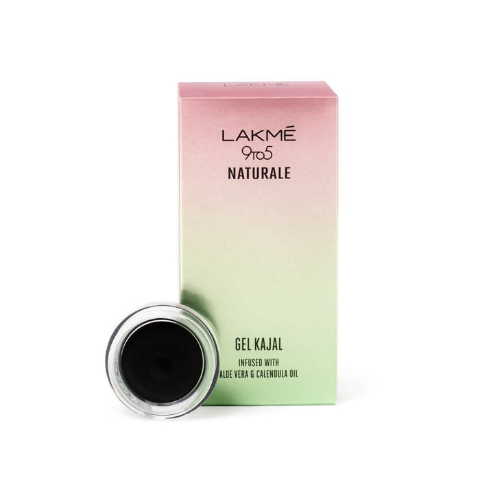 Lakme 9To5 Naturale Gel Kajal - Black