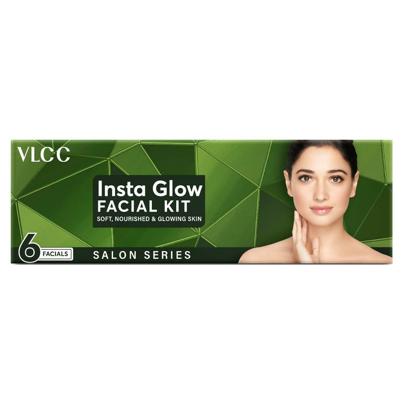 VLCC Salon Series Insta Glow Facial Kit (6 Facials) For Premature Ageing, Youthful Glow Facial Kit