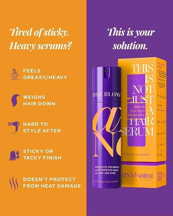 Antinorm Bye Bye Blow Dry Hair Serum
