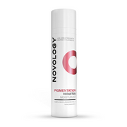 NOVOLOGY Pigmentation Reduction Moisturizer bottle on a white background