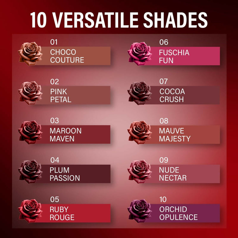 Faces Canada Comfy Matte Wow Liquid Lipstick - Choco Couture 01