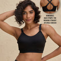 Nykd By Nykaa Ultimate Full Coverage High Impact Adjustable Sports Bra-NYK908-Jet Black