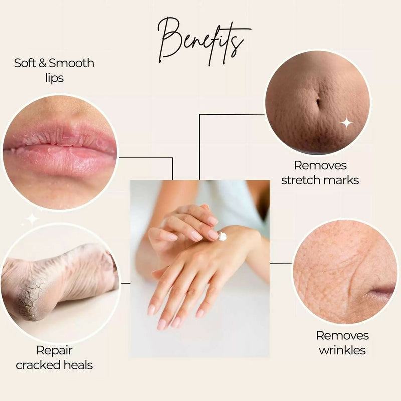 Tatsat Shata Dhauta Ghrita -100 Times Washed Desi Cow A2 Ghee Moisturizing Cream Infused with Rose Absolute Oil