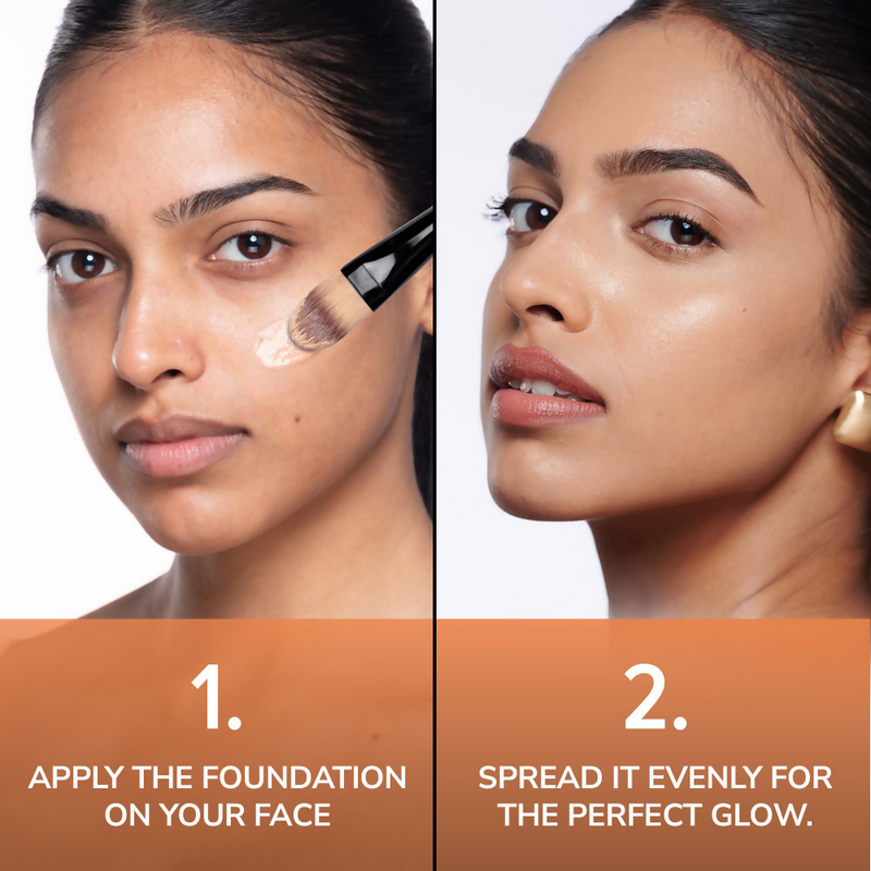 Mila Beaute Longwear Weightless Matte Finish Foundation with SPF 15 - Beige