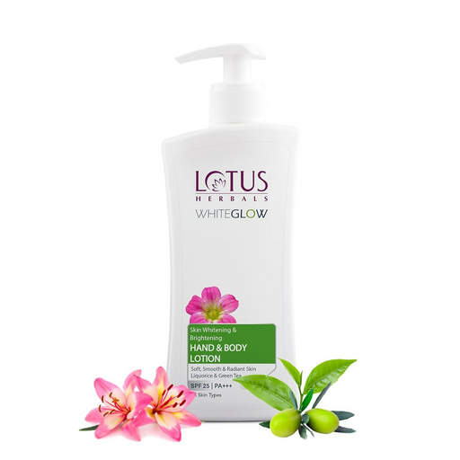 Lotus Herbals Whiteglow Skin Brightening Hand & Body Lotion